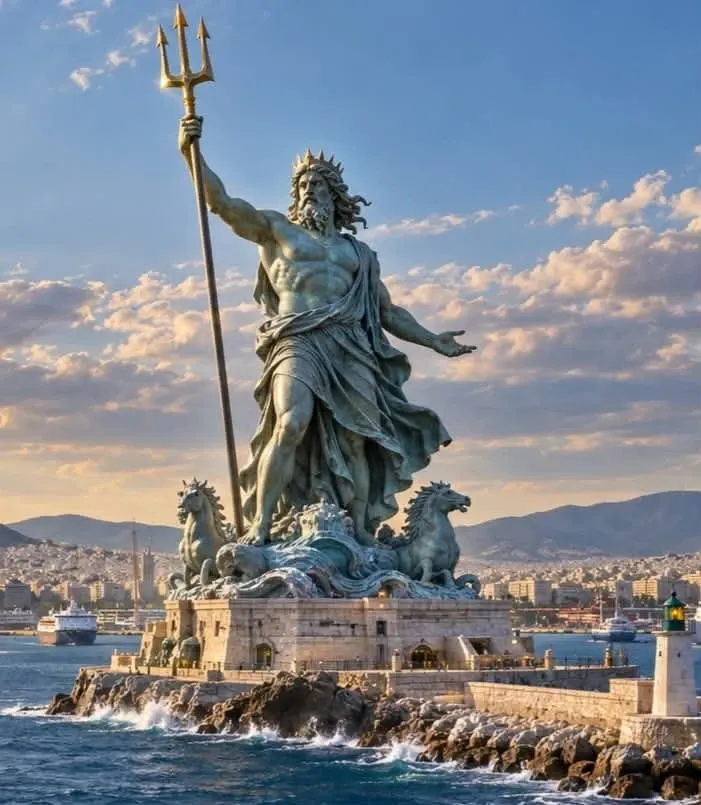 The Piraeus Poseidon: Guardian of the Mediterranean waves