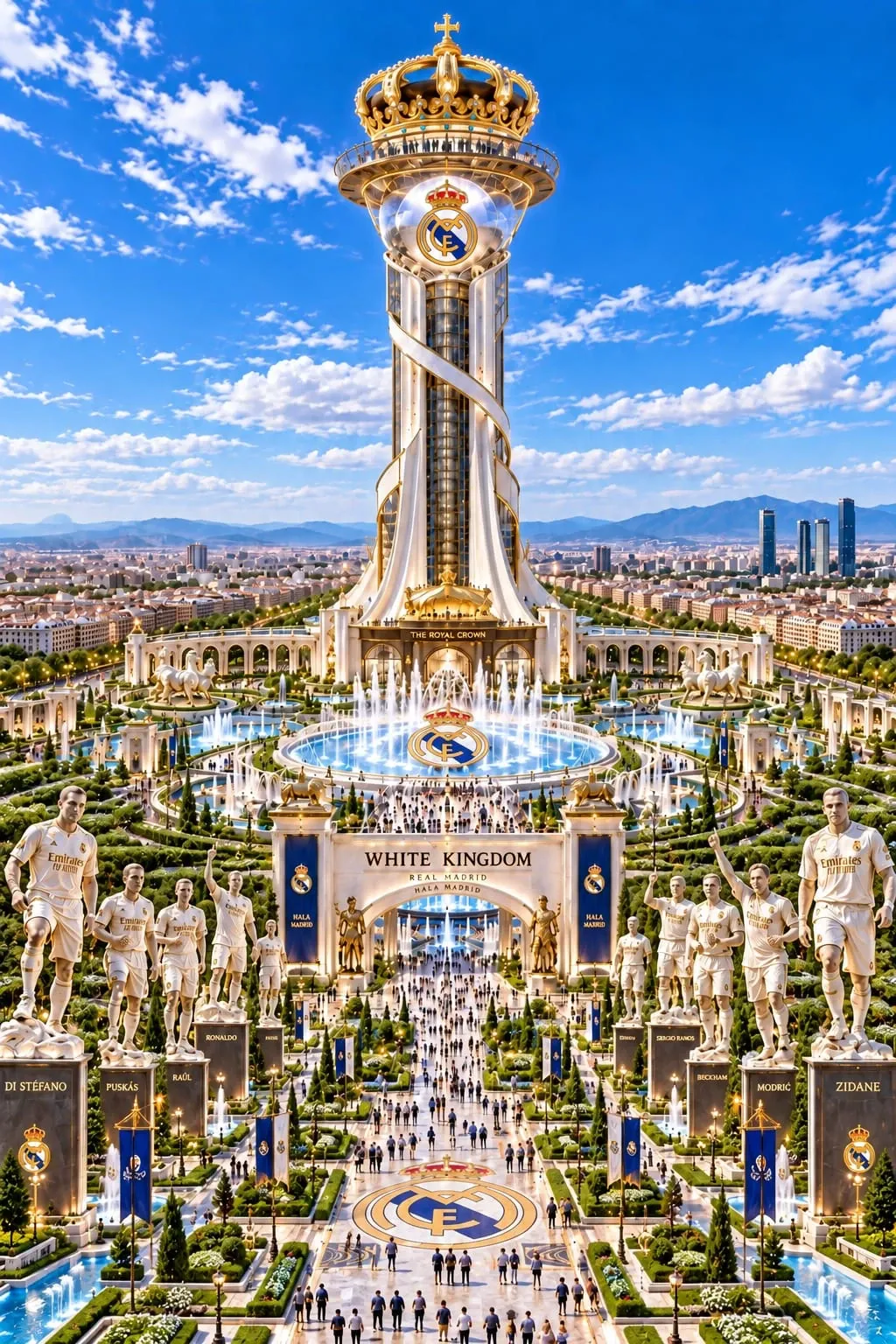 The Royal Crown Tower: The crown of the White Kingdom